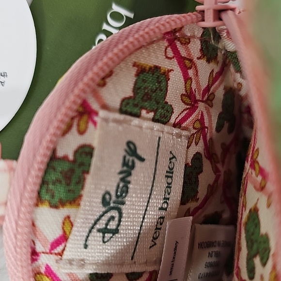 Vera Bradley Disney Mickey Mouse Zip Bag Charm - Picture 5 of 10